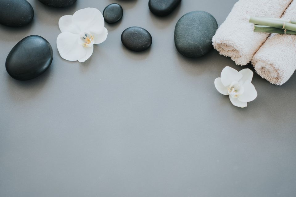A spa treatment room prepared for a guest